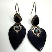 Jewelry including matching sets, black earrings marked 925 silver