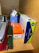 Office Supplies & Black Organizer