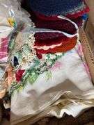 Box of Handiwork- Crochet, Thread & More