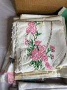 Vintage Linens & Handiwork- florals, butterflies & more