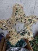 Assorted Christmas Decor- 1/2 of contents of table