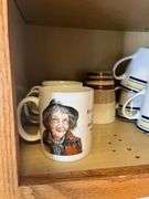 7 Mugs, 2 Sifters, 3 Measuring Cups & Pyrex Glassware