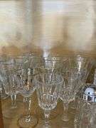 Vintage Crystal Barware & Serveware Lot – Decanters, Glasses, Shakers & More