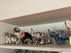 7 Elephant Figurines