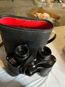 Binoculars, Camera, Typewriter