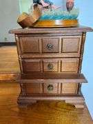 Blue Bird Clock & Jewelry Box, Assorted Holiday Jewelry, Copper Bracelet & More!