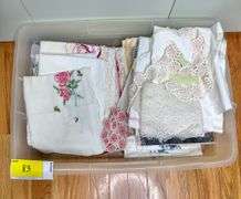 Handiwork Box & Crochet Books- Pretty Pink Floral!