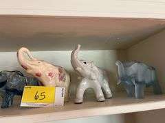 7 Elephant Figurines