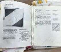 Handiwork Box & Crochet Books- Pretty Pink Floral!