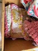 Vintage Linens & Handiwork- florals, butterflies & more