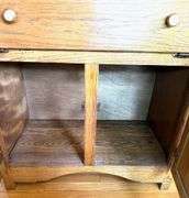 Amish Made Wooden Dry Sink Wash Basin Table
