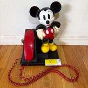Vintage Mickey Mouse AT&T Push-Button Telephone