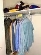 Contents of Man's Closet- Jackets, Shoes, Hat, Shorts