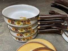 1970s Floral Cookware