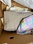 2 Linen Boxes- Patterns, Doilies & more