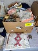 Box of Handiwork- Crochet, Thread & More
