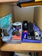 Office Supplies & Black Organizer