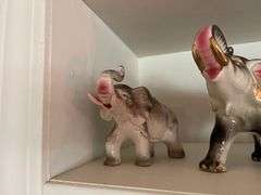 7 Elephant Figurines