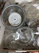 Glass & Stainless Teapots with box of parts
