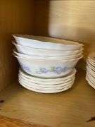 Plates, Saucers, Bowls, Baking Dish, Foil & Plastic Wrap