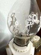Oil Lamp, Wesclox Electric Clock, Fan, Figurines & more!