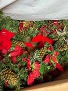 Assorted Christmas Decor- 1/2 of contents of table