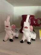 5 Elephant Figurines