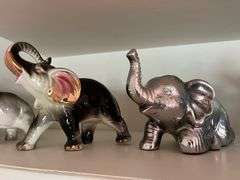7 Elephant Figurines