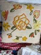 Box of Linens- pillow, florals, patriotic & more