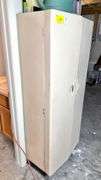 Vintage Metal Cabinet + Contents