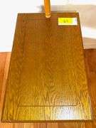 Wooden Side Table Lamp