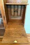 Oak Antique Side by Side Secretary Desk