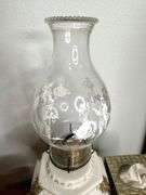 Oil Lamp, Wesclox Electric Clock, Fan, Figurines & more!