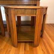 2 1970s Side Tables & Sofa Table