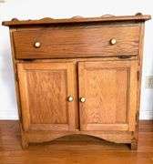 Amish Made Wooden Dry Sink Wash Basin Table