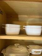 Cardinal Canister Set, Casserole Dish & Bowls