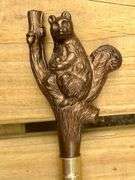 Fancy Cane & Squirrel Shoe Horn
