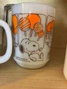 Contents of Cabinet- Includes Fire King, Snoopy, Tupperware, Glasses, Casserole Dish & More!