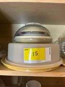 Contents of Cabinet- Includes Fire King, Snoopy, Tupperware, Glasses, Casserole Dish & More!