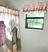 Outhouse Shower Curtain, Window Curtain & Coordinating Decor