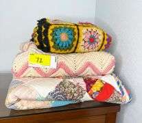 Handmade Quilt & 2 Afghans