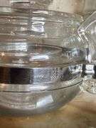 Glass & Stainless Teapots with box of parts