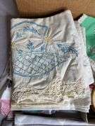 Vintage Linens & Handiwork- florals, butterflies & more