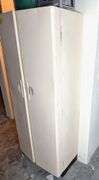 Vintage Metal Cabinet + Contents