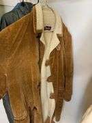 Contents of Man's Closet- Jackets, Shoes, Hat, Shorts