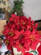 Assorted Christmas Decor- 1/2 of contents of table