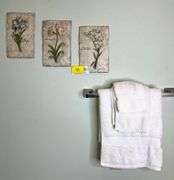 Iris, Amarillis & Orchid Wall Decor & Towels