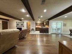 Solid Brick Home on 1.29 +/- Acres, Screened Porch, Workshop, Tree-lined Drive & Outbuildings