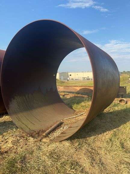 ￼9’7” x 10’ diameter x 5/8” thick steel pipe image