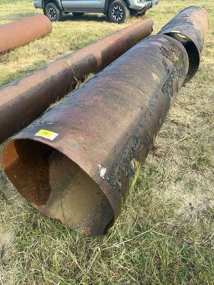 7’ x 30” steel pipe image